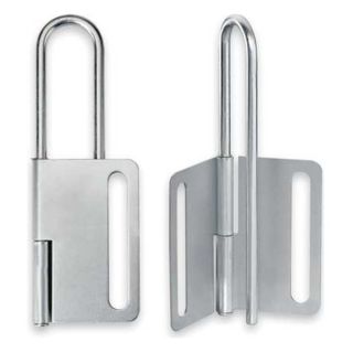 Master Lock 419 Lockout Hasp, Snap On, 8 Lock, Silver