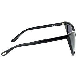 Tom Ford Womens TF 173 TF0173 Nikita Black Cat Eye Sunglasses