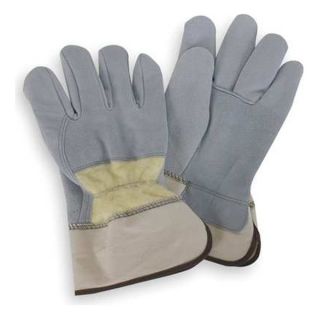 Condor 4TJX7 Cut Resistant Gloves, Gray/Yellow, L, PR
