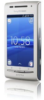 Sony Ericsson Xperia X8 Smartphone weiß/blau Elektronik