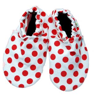 Red Dot Infant Canvas Shoes