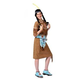 Kostüm funny Indian Girl in braun Gr. S  36   38 