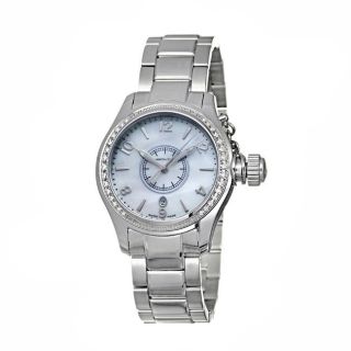 Hamilton Womens Khaki Navy Stainless Steel Quartz Diamond Watch