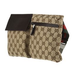 Gucci Jacquard Guccissima Logo Waist Bag Belt