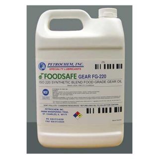 Petrochem FOODSAFE GEAR FG 220 Gear Lubricant, 1 gal, Visc 220