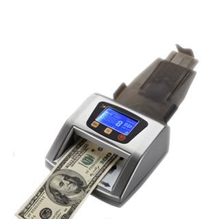 Professional Automatic Counterfeit Money Detector by UV, MG and IR